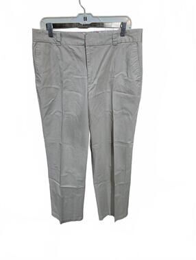 Sag Harbor Sport Khaki Pants Elastic Waist Pockets Size 14